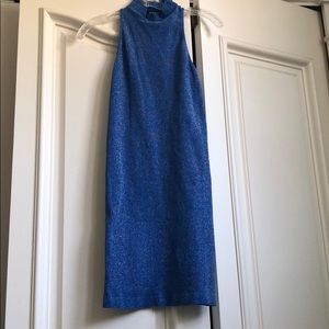 Bebe sparkly blue dress